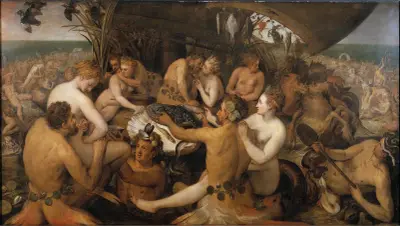 The Feast of the Seagods av Frans Floris
