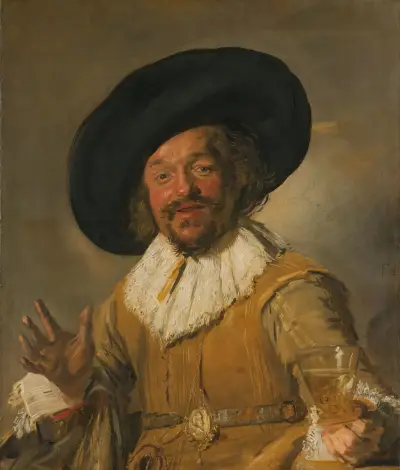 A Militiaman Holding a Berkemeyer, Known as the ‘Merry Drinker’, Frans Hals