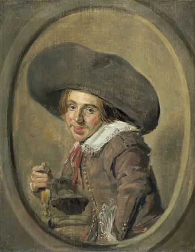 A Young Man in a Large Hat, Frans Hals