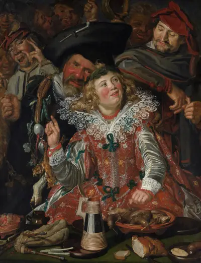 Veselí hosté o masopustu, Frans Hals