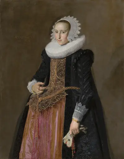 Portrait of Aletta Hanemans, Frans Hals