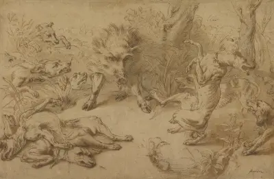 Divoké prase v úzkých, Frans Snyders