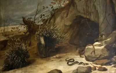 Porcupines and vipers av Frans Snyders