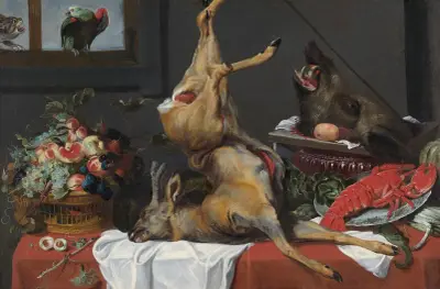 Zátiší s mrtvým jelenem, Frans Snyders