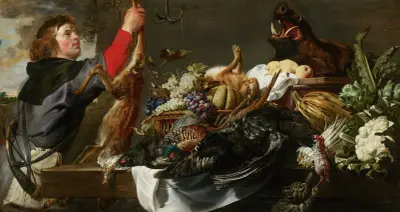 Zátiší s lovcem, Frans Snyders