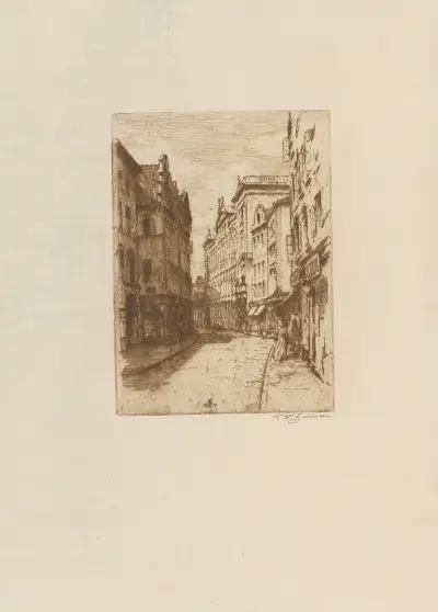 Dominikánská-[Husova]-Straße von Tavík František Šimon
