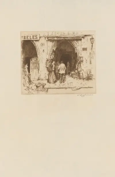 Die Stände in der Altstadt, 1911 von Tavík František Šimon