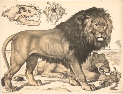 Löwe (Felis leo), Franz Engleder