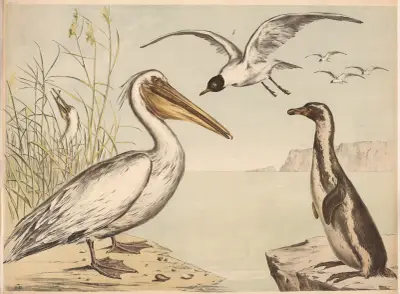 Pelikan  Möve  Pinguin av Franz Engleder