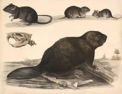 Rat, field mouse, house mouse, beaver, Franz Engleder