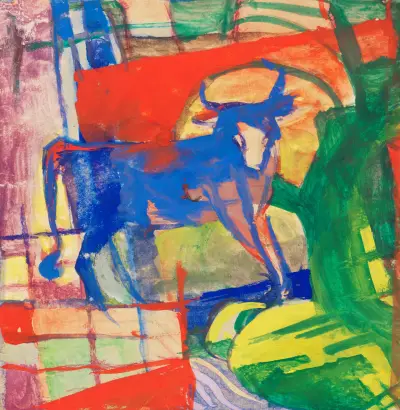 Modrý kráva, Franz Marc