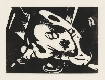 Býk, 1912 – č. 2, Franz Marc