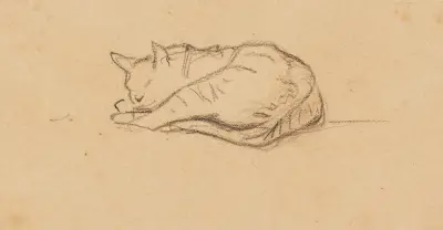 Studie malé kočky, Franz Marc