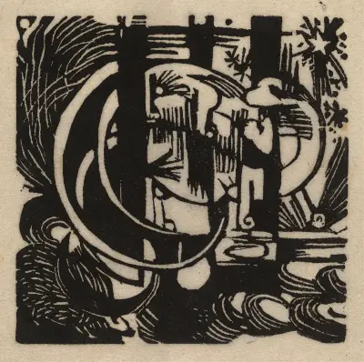 Ještěrky, 1912 – Nr. 1, Franz Marc