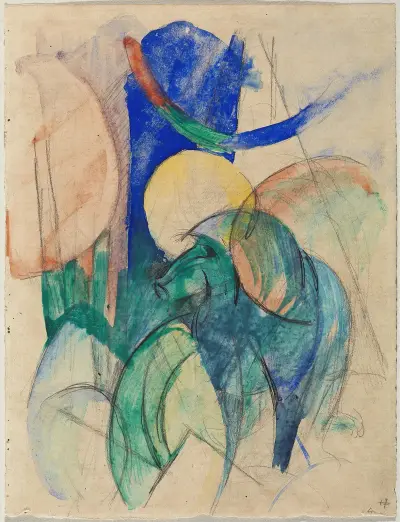 Mandril, Franz Marc