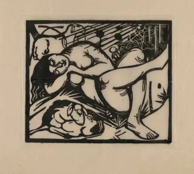 Śpiąca pasterka, 1912 – nr 2 – nr 2, Franz Marc