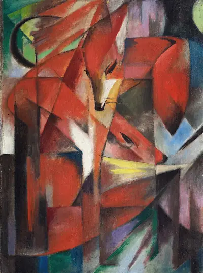Lišky, Franz Marc