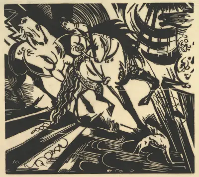 Jízdárna, Franz Marc