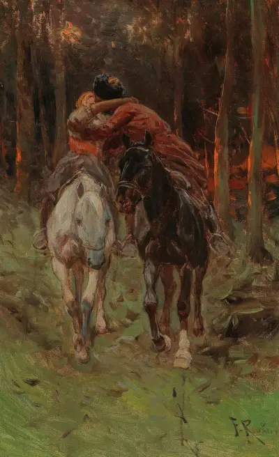 The Kiss, Franz Roubaud