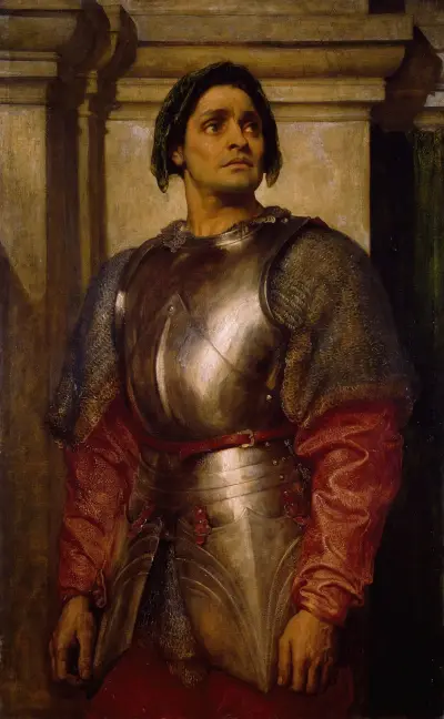 A Condottiere av Frederic Leighton