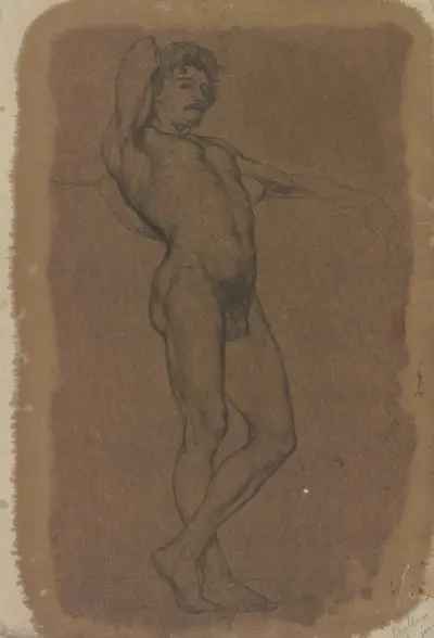 Male nude av Frederic Leighton