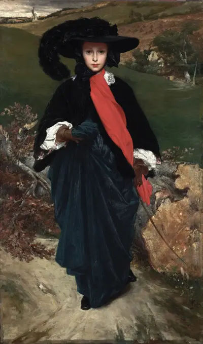 Portrait of May Sartoris, 1860 av Frederic Leighton