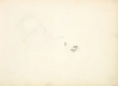 Preliminary Studies for Portrait of William Makepeace Thackeray av Frederic Leighton