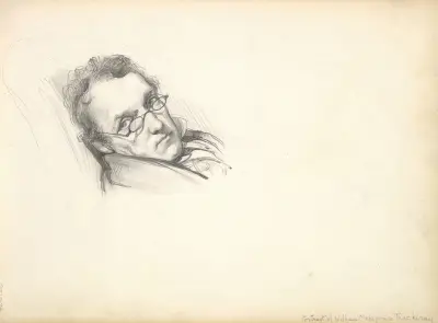 William Makepeace Thackeray av Frederic Leighton