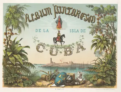 Titelblatt zu Album pintoresco de la isla de Cuba von Pierre Toussaint Frédéric Mialhe