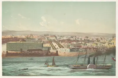 Blick auf Havanna, Teil von Estramuros von Pierre Toussaint Frédéric Mialhe