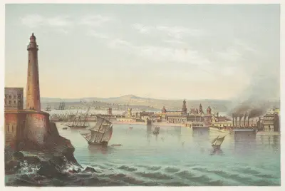 Blick auf Havanna von Pierre Toussaint Frédéric Mialhe