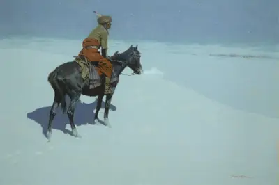 Freunde oder Feinde? (Der Späher) von Frederic Remington