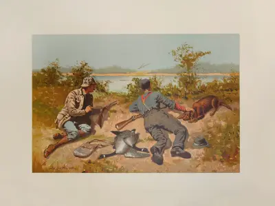 Gänsejagd von Frederic Remington