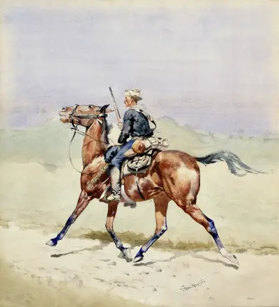 Die Vorhut von Frederic Remington