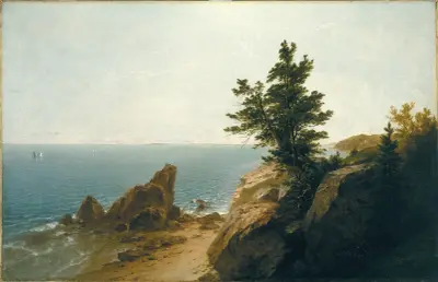 Coast Scene av John Frederick Kensett