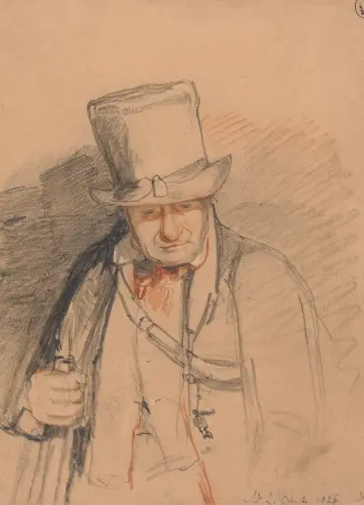 Ein Oberwächter, Windsor Castle von John Frederick Lewis