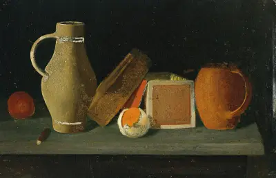 Jug, Book, Box And Mug, John Frederick Peto