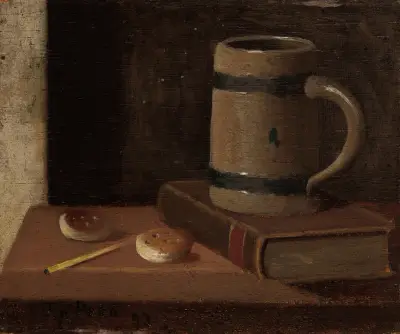 Mug,Book,Biscuits and Match, John Frederick Peto