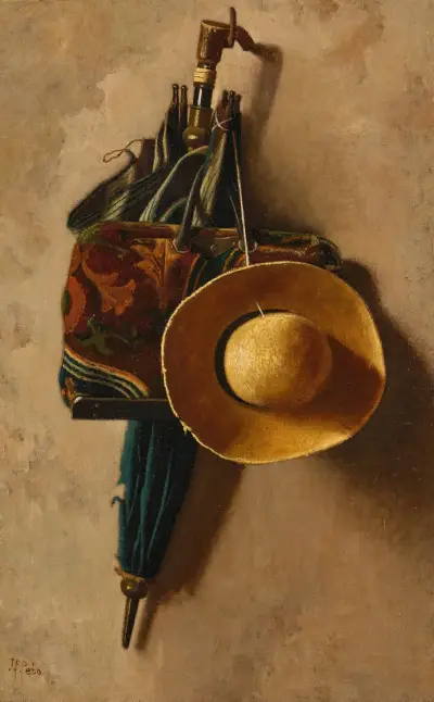 Umbrella, Hat and Carpet Bag, John Frederick Peto