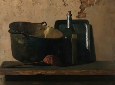Wine And Brass Stewing Kettle (Preparation Of French Potage), John Frederick Peto