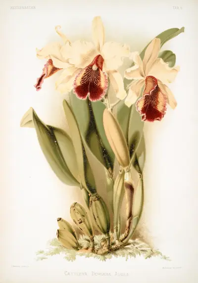 Cattleya dowiana aurea. av Frederick Sander