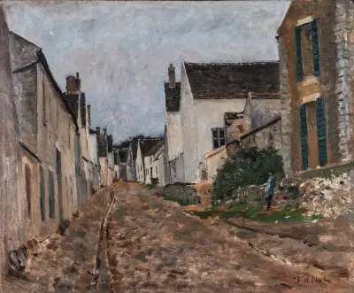 Fransk bygata, Montigny av Carl Fredrik Hill