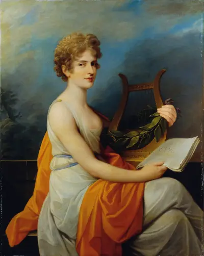 Die Hofopernsängerin Theresia Saal als „Eva“ in Joseph Haydns „Schöpfung“ von Heinrich Friedrich Füger