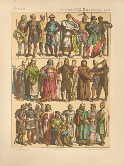 Normannen u Anglo-Normannen, 1884 – nr 1 av Friedrich Hottenroth