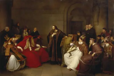 Jan Hus at Constance av Karl Friedrich Lessing
