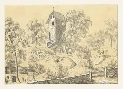Aha. Od. Untere Burg von Sarnen, Johann Friedrich Wagner