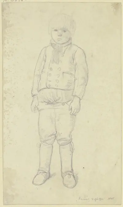 Peasant boy av Jakob Fürchtegott Dielmann