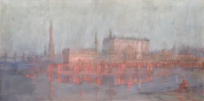 Midsummer Celebration in the Metal City, J.A.G. Acke