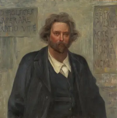 Portrait of Erik Vullum, J.A.G. Acke