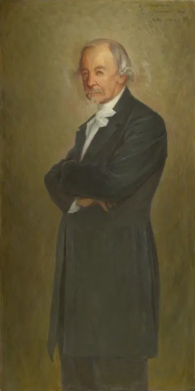 Portrait of Zackarias Topelius, J.A.G. Acke